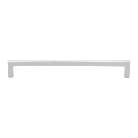 Gliderite Hardware 8-3/4 in. Center to Center Solid Square Bar Pull Polished Chrome 21683-224-PC-1